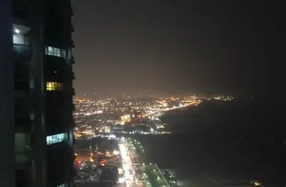 Apartment - 2 Bedrooms - 3 Bathrooms for rent in Corniche Tower - Ajman Corniche Road - Ajman