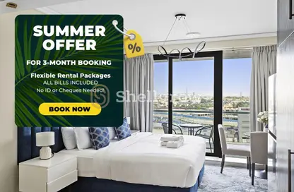 Apartment - Studio - 1 Bathroom for rent in Goldcrest Views 2 - JLT Cluster J - Jumeirah Lake Towers - Dubai