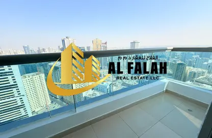 Apartment - 1 Bedroom - 2 Bathrooms for rent in Palm Tower 3 - Palm Towers - Al Majaz - Sharjah