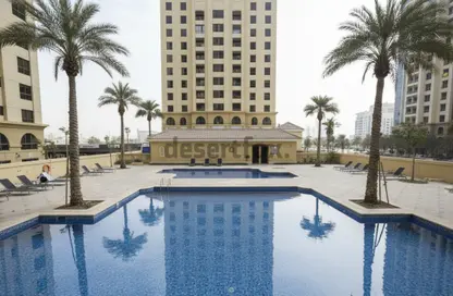 Apartment - Studio - 1 Bathroom for rent in Rimal 4 - Rimal - Jumeirah Beach Residence - Dubai