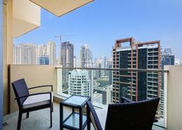 صورةشرفة لـ: شقة - 1 غرفة نوم - 1 حمام للكراء في فندق العنوان دبي مارينا - دبي مارينا - دبي, صورة 1