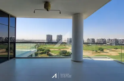 Terrace image for: Apartment - 3 Bedrooms - 3 Bathrooms for rent in Golf Panorama A - Golf Panorama - DAMAC Hills - Dubai, Image 1