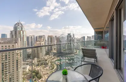 Balcony image for: Apartment - 2 Bedrooms - 2 Bathrooms for rent in Marina Gate 1 - Marina Gate - Dubai Marina - Dubai, Image 1