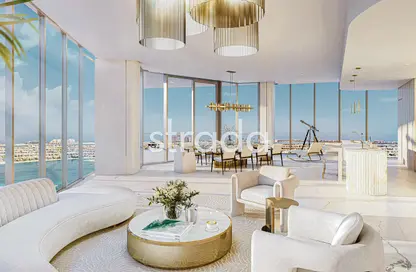 Living / Dining Room image for: Apartment - 2 Bedrooms - 1 Bathroom for sale in Palm Beach Towers 3 - Palm Beach Towers - Palm Jumeirah - Dubai, Image 1