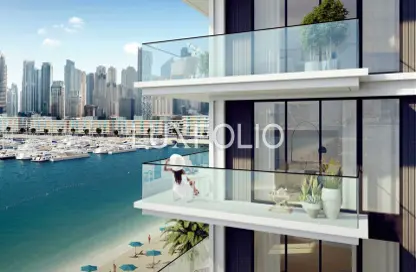 Apartment - 1 Bedroom - 1 Bathroom for sale in Beach Mansion - EMAAR Beachfront - Dubai Harbour - Dubai