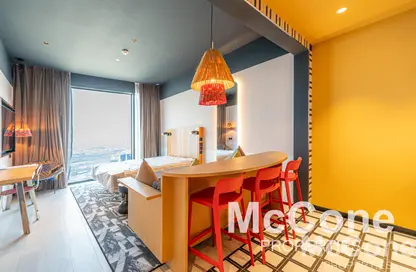 Apartment - Studio - 1 Bathroom for rent in Mama Shelter Residences - Business Bay - Dubai