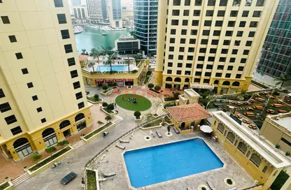 Apartment - 3 Bedrooms - 4 Bathrooms for rent in Sadaf 4 - Sadaf - Jumeirah Beach Residence - Dubai