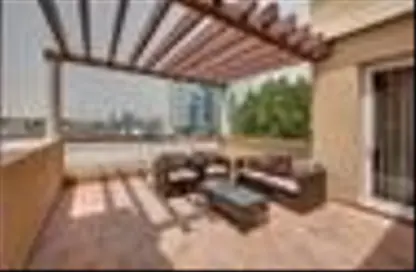 Terrace image for: Villa - 4 Bedrooms - 5 Bathrooms for rent in Al Barsha 1 - Al Barsha - Dubai, Image 1