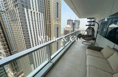 Apartment - 2 Bedrooms - 3 Bathrooms for rent in MAG 218 - Dubai Marina - Dubai