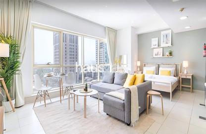 Apartment - Studio - 1 Bathroom for rent in The Royal Oceanic - Oceanic - Dubai Marina - Dubai