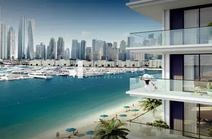 Apartment - 4 Bedrooms - 5 Bathrooms for sale in Beach Mansion - EMAAR Beachfront - Dubai Harbour - Dubai