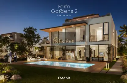 Outdoor House image for: Villa - 5 Bedrooms - 6 Bathrooms for sale in Farm Gardens - The Valley - Dubai, Image 1