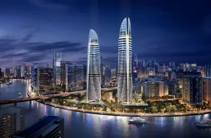 شقة - 1 حمام للبيع في 1 تاج القناة - كانال كراون - الخليج التجاري - دبي