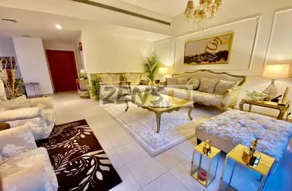 Living / Dining Room image for: Apartment - 3 Bedrooms - 2 Bathrooms for sale in Al Sidir 3 - Al Sidir - Greens - Dubai, Image 1