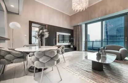 Apartment - 1 Bedroom - 2 Bathrooms for rent in Silverene Tower B - Silverene - Dubai Marina - Dubai
