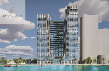 Apartment - 1 Bedroom - 2 Bathrooms for sale in Corniche Tower - Ajman Corniche Road - Ajman