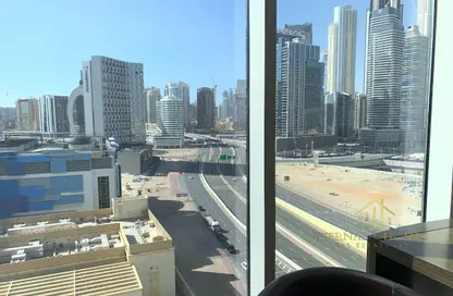 مكتب - استوديو للايجار في برج كريستال - الخليج التجاري - دبي