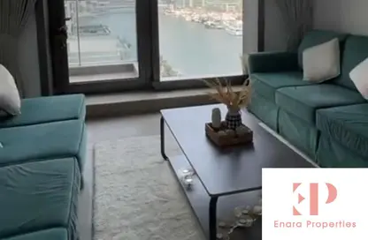 شقة - غرفة نوم - 2 حمامات للايجار في أبراج البريق - دبي مارينا - دبي