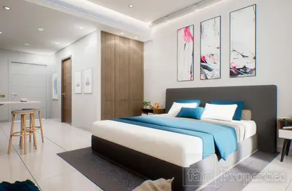 Room / Bedroom image for: Apartment - 1 Bedroom - 2 Bathrooms for sale in Seven City JLT - Jumeirah Lake Towers - Dubai, Image 1