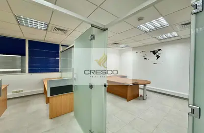 Office Space - Studio - 1 Bathroom for rent in Blue Tower - Sheikh Zayed Road - Dubai