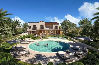 Pool image for: Townhouse - 3 Bedrooms - 4 Bathrooms for sale in Jasmine Lane - Jumeirah Golf Estates - Dubai, Image 1