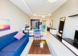 Living / Dining Room image for: Studio - 1 bathroom for rent in Saraya - Corniche Road - Abu Dhabi, Image 1