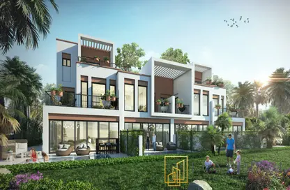 Townhouse - 4 Bedrooms - 5 Bathrooms for sale in Costa Brava 1 - Costa Brava at DAMAC Lagoons - Damac Lagoons - Dubai