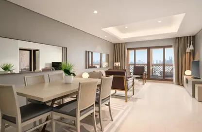 Hotel  and  Hotel Apartment - 3 Bedrooms - 3 Bathrooms for rent in Wyndham residences - The Palm - Palm Jumeirah - Dubai