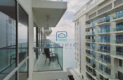 Balcony image for: Apartment - 2 Bedrooms - 3 Bathrooms for rent in Pacific Bora Bora - Pacific - Al Marjan Island - Ras Al Khaimah, Image 1