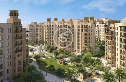 Outdoor Building image for: Apartment - 3 Bedrooms - 4 Bathrooms for sale in Lamaa - Madinat Jumeirah Living - Umm Suqeim - Dubai, Image 1