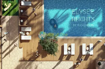 Pool image for: Apartment - 1 Bathroom for sale in Pantheon Elysee Heights - Jumeirah Village Circle - Dubai, Image 1