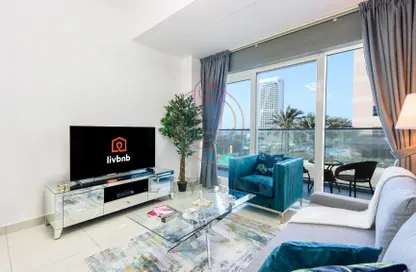 Apartment - 1 Bedroom - 2 Bathrooms for rent in Damac Heights - Dubai Marina - Dubai