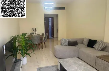 Apartment - 1 Bedroom - 2 Bathrooms for rent in Orient Tower 2 - Orient Towers - Al Bustan - Ajman
