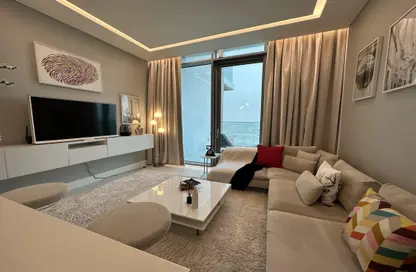 Living Room image for: Apartment - 1 Bedroom - 1 Bathroom for rent in SLS Dubai Hotel  and  Residences - Business Bay - Dubai, Image 1