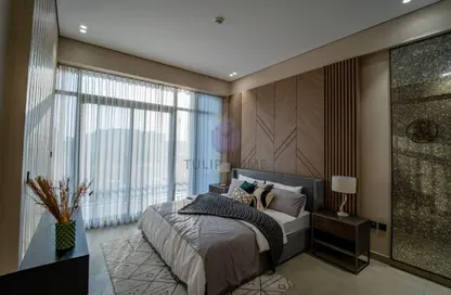 Room / Bedroom image for: Apartment - 1 Bedroom - 1 Bathroom for sale in Myka Residence - Dubai Production City (IMPZ) - Dubai, Image 1