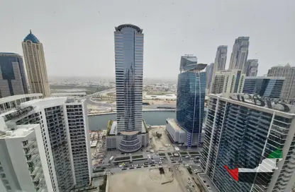 مكتب - استوديو - 3 حمامات للايجار في برج بارك لين - الخليج التجاري - دبي