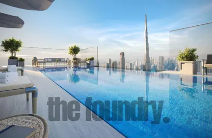 Apartment - 3 Bedrooms - 4 Bathrooms for sale in Sky Royal Residences - Business Bay - Dubai