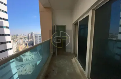 Balcony image for: Apartment - 2 Bedrooms - 3 Bathrooms for sale in Ajman One Towers - Al Sawan - Ajman, Image 1