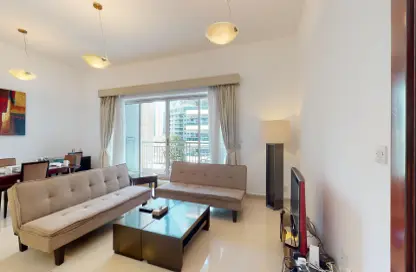 Living / Dining Room image for: Apartment - 1 Bedroom - 1 Bathroom for rent in Westside Marina - Dubai Marina - Dubai, Image 1