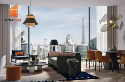 شقة - غرفة نوم - 1 حمام للبيع في بنينسولا ثري - بنينسولا - الخليج التجاري - دبي