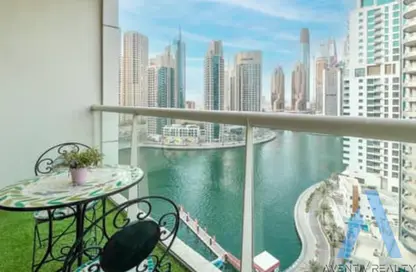 Apartment - 1 Bedroom - 2 Bathrooms for rent in Marina View Tower A - Marina View - Dubai Marina - Dubai