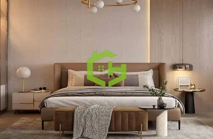 Room / Bedroom image for: Apartment - 1 Bedroom - 2 Bathrooms for sale in Millennium Talia Residences - Al Furjan - Dubai, Image 1