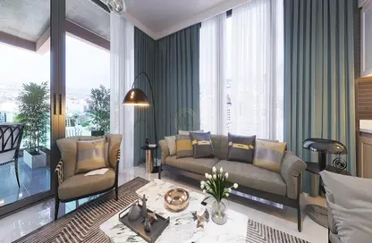 Living Room image for: Apartment - 2 Bedrooms - 2 Bathrooms for sale in Vista 3 - Al Reem Island - Abu Dhabi, Image 1