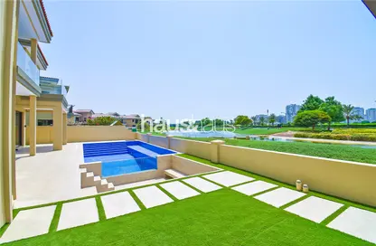 Pool image for: Villa - 5 Bedrooms - 7 Bathrooms for sale in Sanctuary Falls - Earth - Jumeirah Golf Estates - Dubai, Image 1