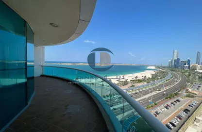 Duplex - 4 Bedrooms - 6 Bathrooms for rent in Bel Ghailam Tower - Corniche Road - Abu Dhabi