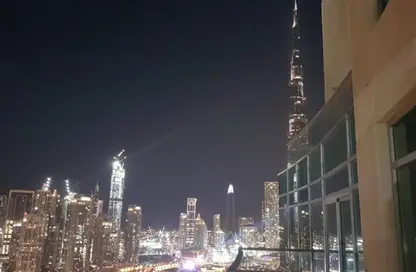 شقة - غرفة نوم - 2 حمامات للايجار في B برج فيوز - برج فيوز - دبي وسط المدينة - دبي