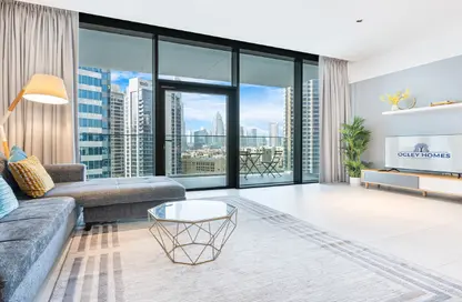 شقة - 1 حمام للايجار في ماركيز سكوير تاور - الخليج التجاري - دبي