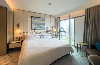 Room / Bedroom image for: Apartment - 1 Bedroom - 2 Bathrooms for rent in Address Harbour Point Tower 1 - Address Harbour Point - Dubai Creek Harbour (The Lagoons) - Dubai, Image 1