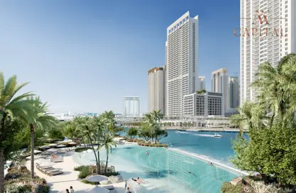 Pool image for: Apartment - 2 Bedrooms - 2 Bathrooms for sale in Cedar - Dubai Creek Harbour (The Lagoons) - Dubai, Image 1