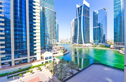 شقة - غرفة نوم - 2 حمامات للايجار في ابراج جرين ليك - (JLT) مجمع S - أبراج بحيرة الجميرا - دبي